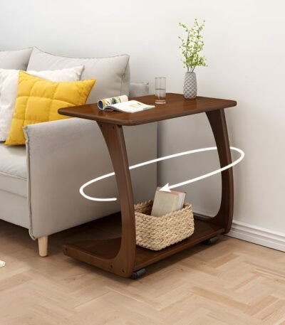 walnut-finish-c-table-under-couch