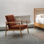 Cozy Upholstered Fabric Armchair Pakistan