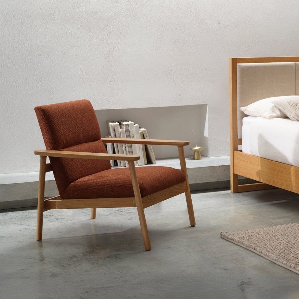 Cozy Upholstered Fabric Armchair Pakistan