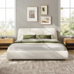 Luxury Linen Bed Frame for Pakistani Bedrooms