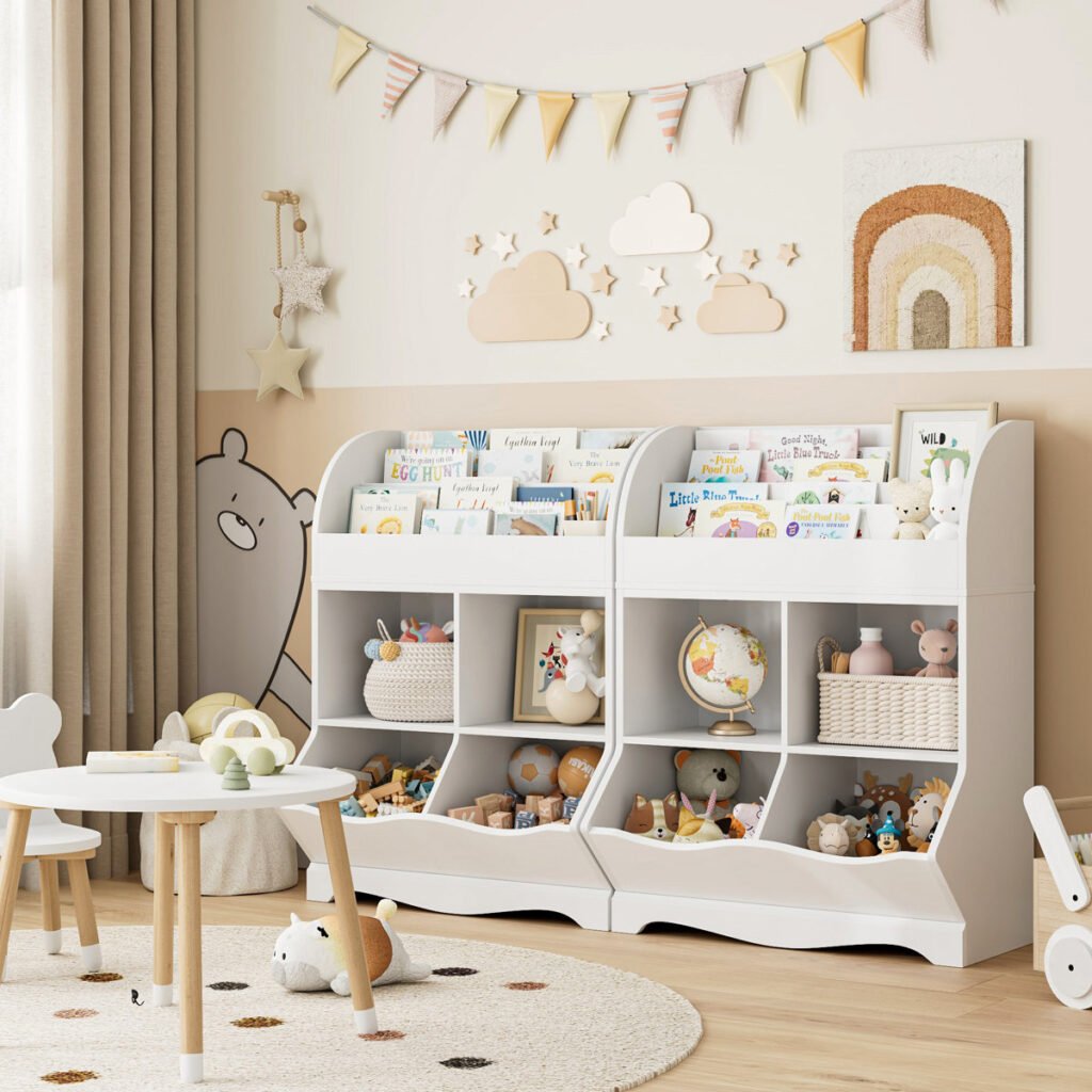 Modern White Display Shelf – Pakistan