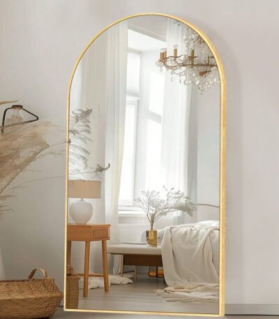 Modern Mirror Leaning Setup