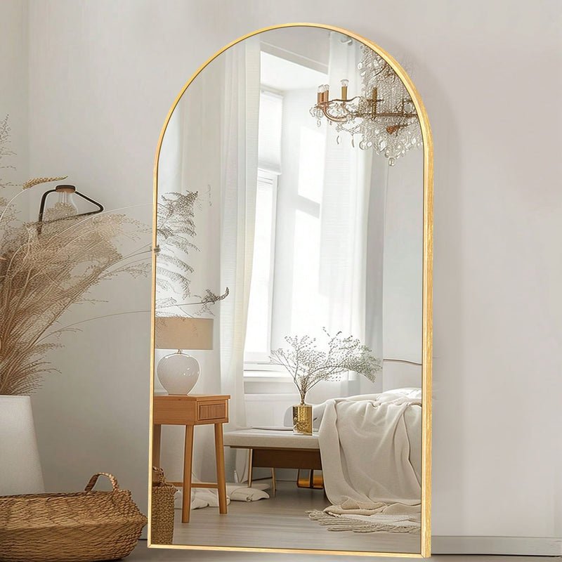 Modern Mirror Leaning Setup