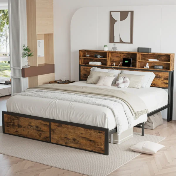 Storrs Bookcase Storage Bed
