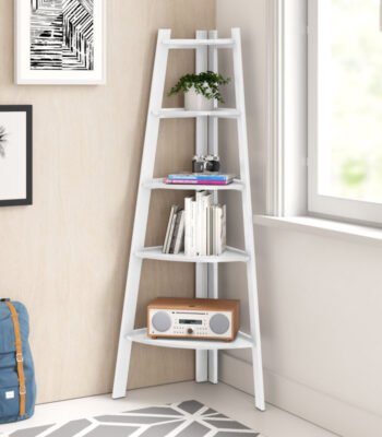 Space-saving bookshelf for small apartment