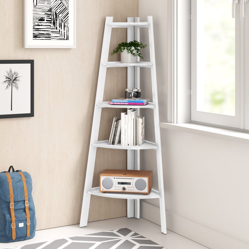 Space-saving bookshelf for small apartment
