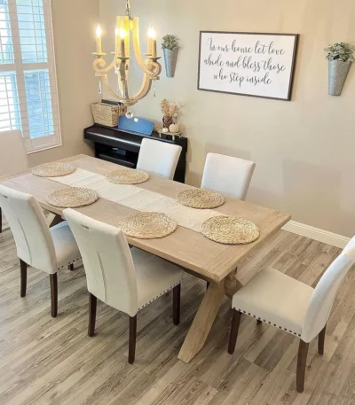 Fabric Dining Room Chair Set