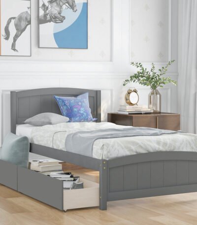 Venice Twin Bed with Storage Drawers
