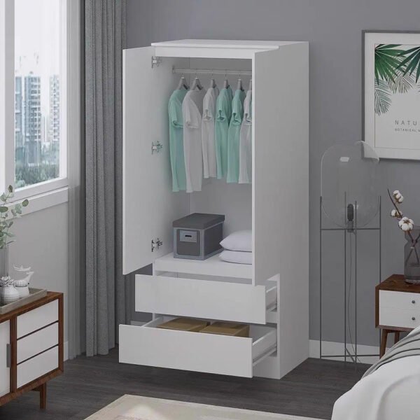 Modern White Storage Cabinet