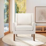 Plush Fabric Lounge Chair – Home Decor