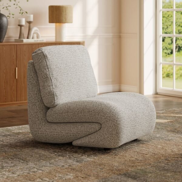 “PakUnique Milan Fabric Swivel Chair – 360 Degree Accent Chair Pakistan”