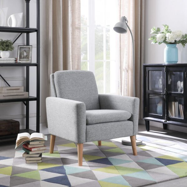“Wide Upholstered Armchair for Living Room – Cristyle Chair by PakUnique”