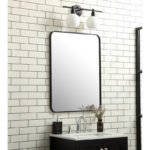 “PakUnique Sabine Metal Wall Mirror – Rounded Rectangle Design for Pakistan”