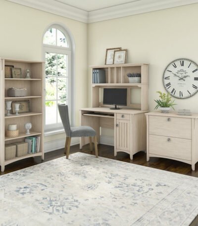 Full office furniture set with file cabinet and bookcase