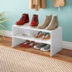 Whitman 9-pair stackable shoe rack