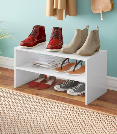 Whitman 9-pair stackable shoe rack