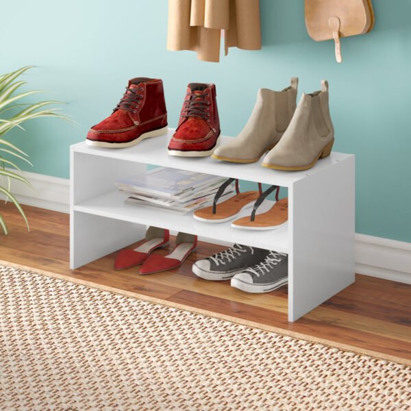 Whitman 9-pair stackable shoe rack