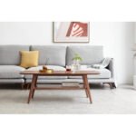 oak-solid-wood-walnut-coffee-table-front-view