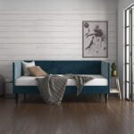 “Blue Linen Daybed Pakistan – Upholstered Twin Bed Frame PakUnique”