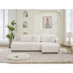 “Nargis Lamb Wool Sectional Sofa with Chaise – PakUnique”