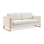 Bricez modern upholstered sofa 79” – front view