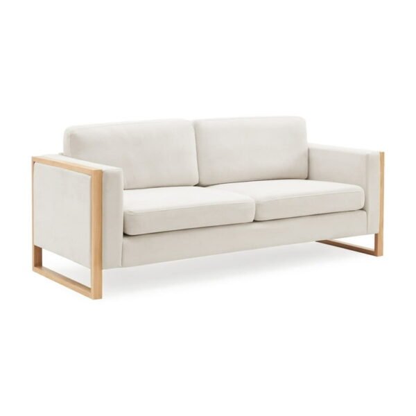 Bricez modern upholstered sofa 79” – front view